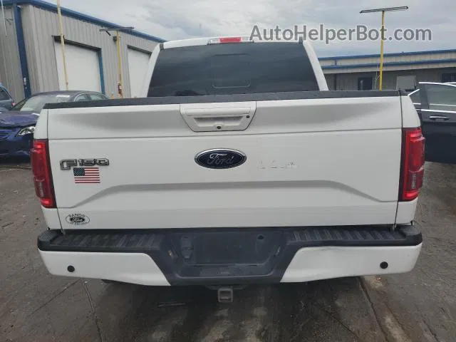 2017 Ford F150 Supercrew White vin: 1FTEW1EGXHFB53591