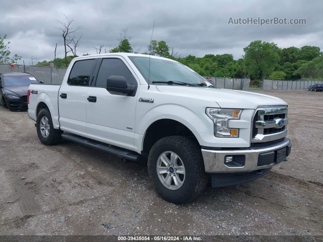 2017 Ford F-150 Xlt White vin: 1FTEW1EGXHFB67393