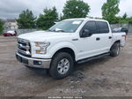 2017 Ford F-150 Xlt White vin: 1FTEW1EGXHFB67393