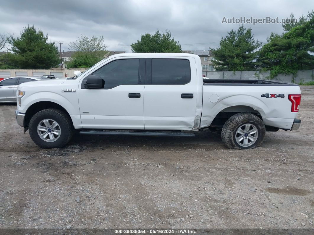 2017 Ford F-150 Xlt White vin: 1FTEW1EGXHFB67393