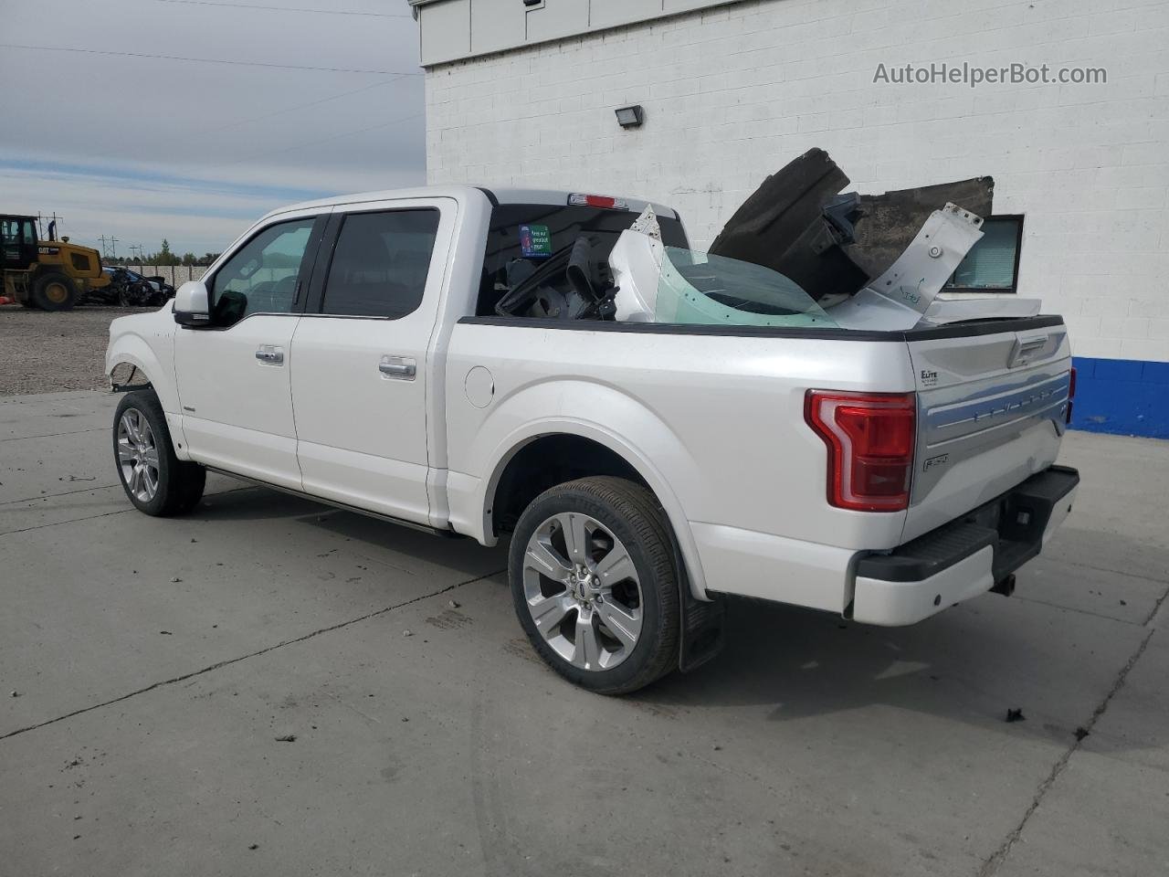 2017 Ford F150 Supercrew White vin: 1FTEW1EGXHFB83609