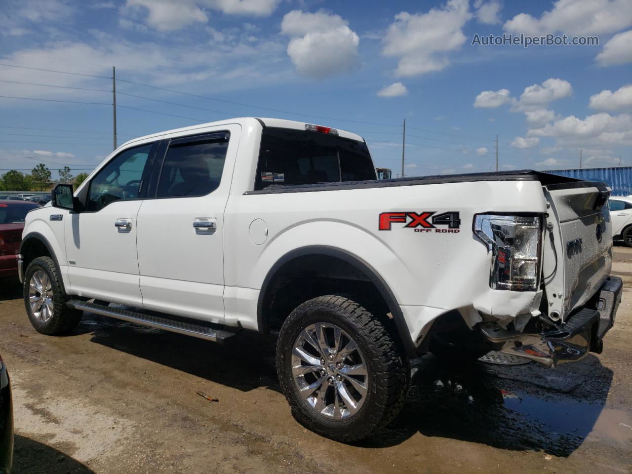 2017 Ford F150 Supercrew White vin: 1FTEW1EGXHFC85797