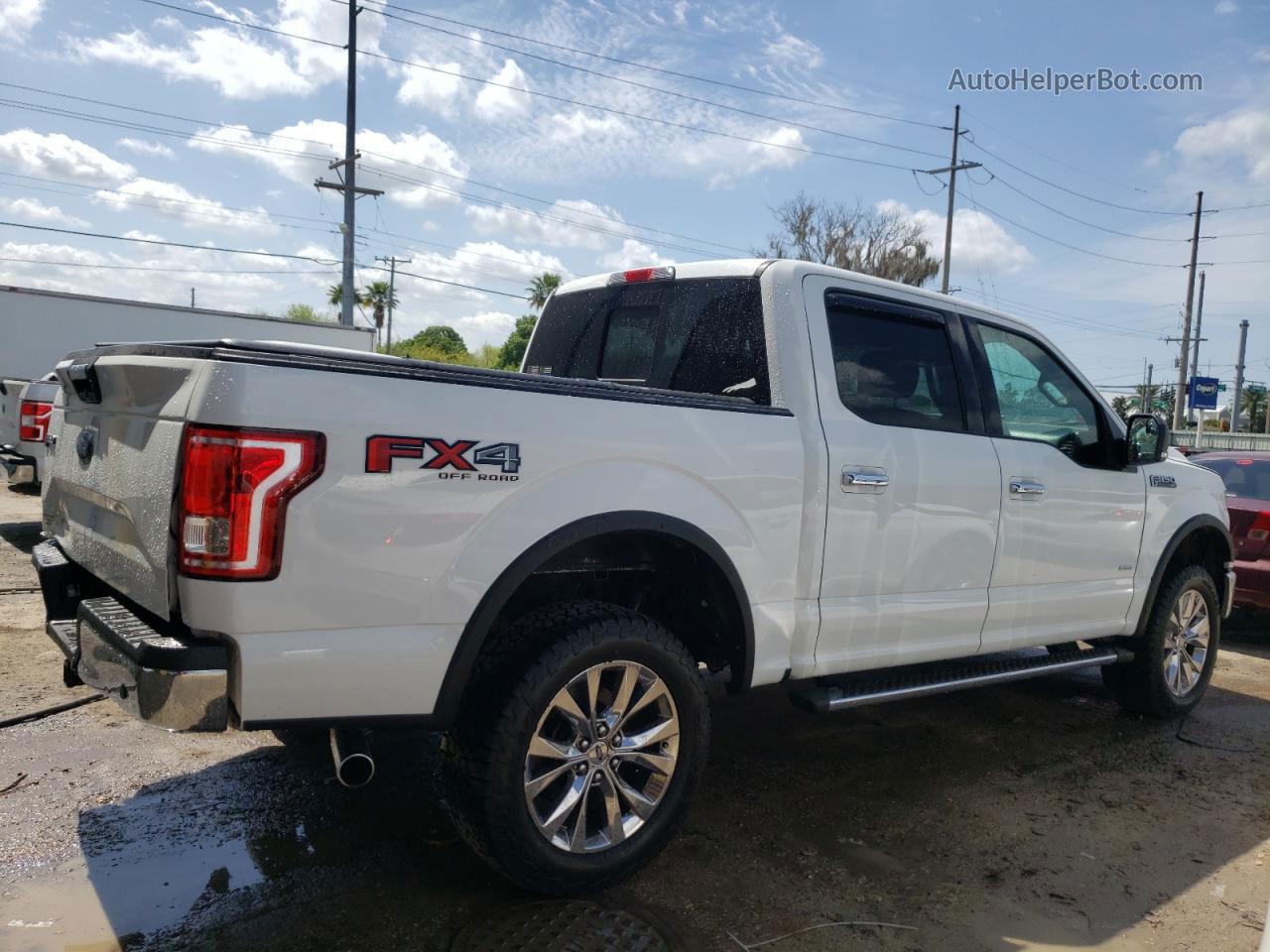 2017 Ford F150 Supercrew White vin: 1FTEW1EGXHFC85797