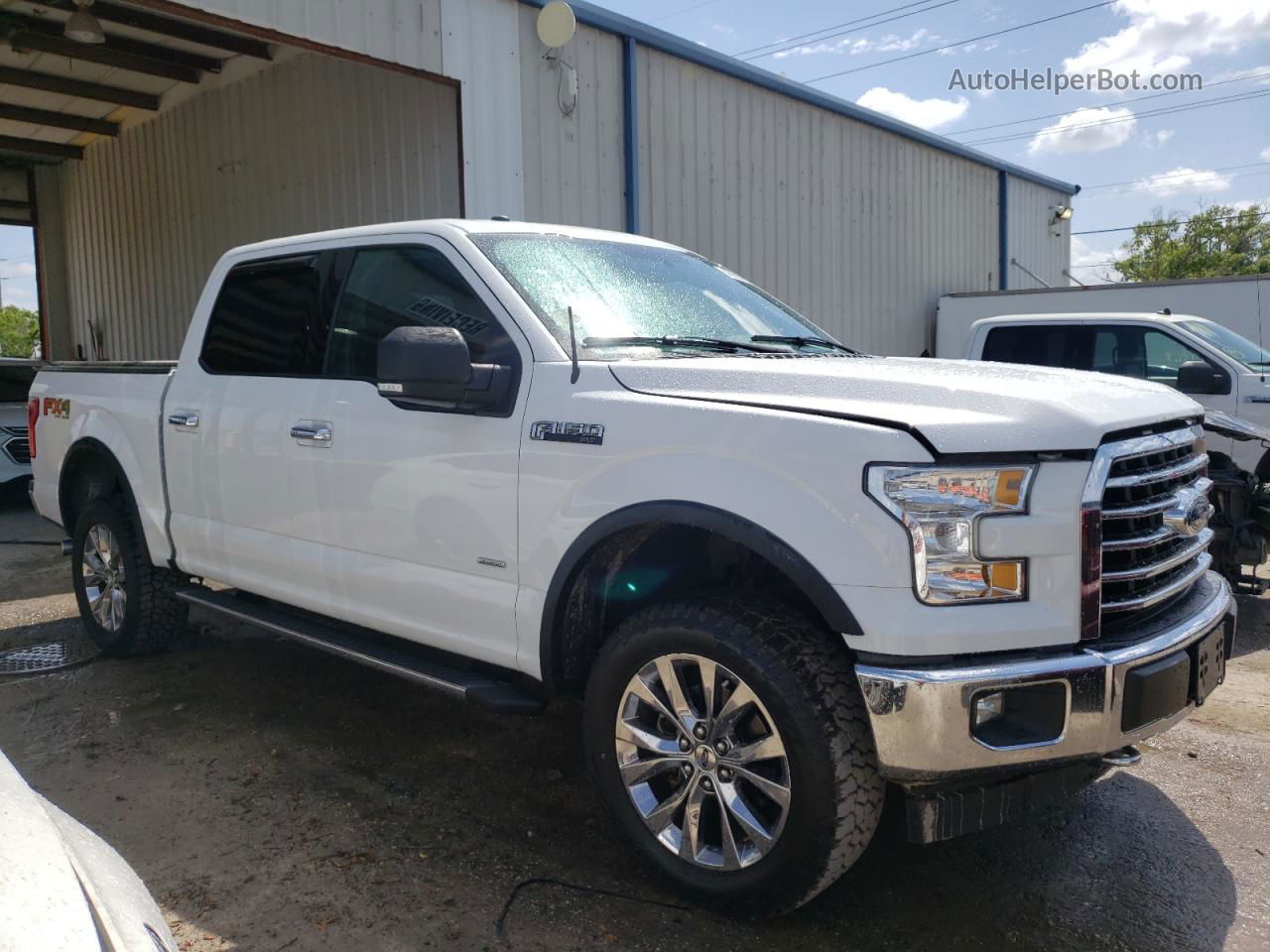 2017 Ford F150 Supercrew White vin: 1FTEW1EGXHFC85797