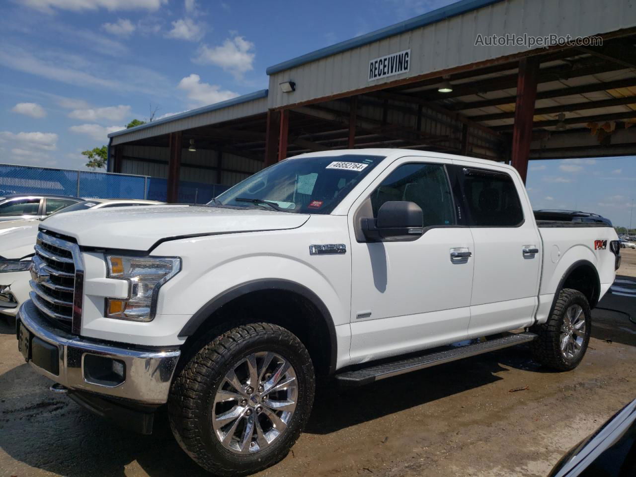 2017 Ford F150 Supercrew White vin: 1FTEW1EGXHFC85797