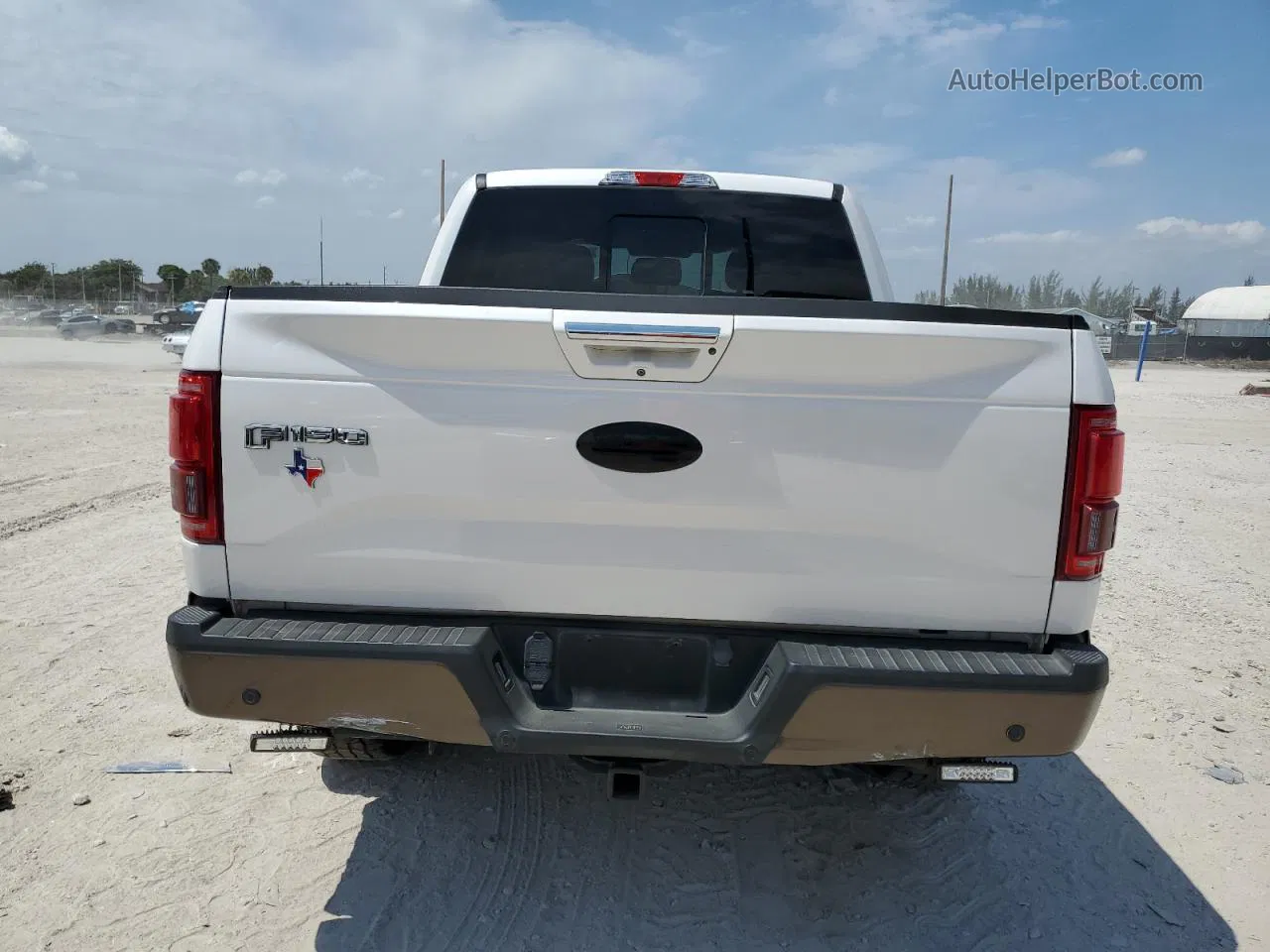 2017 Ford F150 Supercrew White vin: 1FTEW1EGXHKD31295