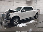 2017 Ford F-150 Lariat White vin: 1FTEW1EGXHKD83672