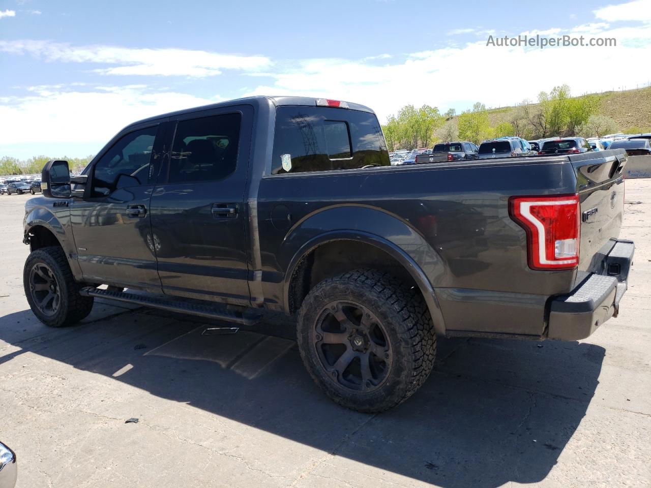 2017 Ford F150 Supercrew Серый vin: 1FTEW1EGXHKE51078