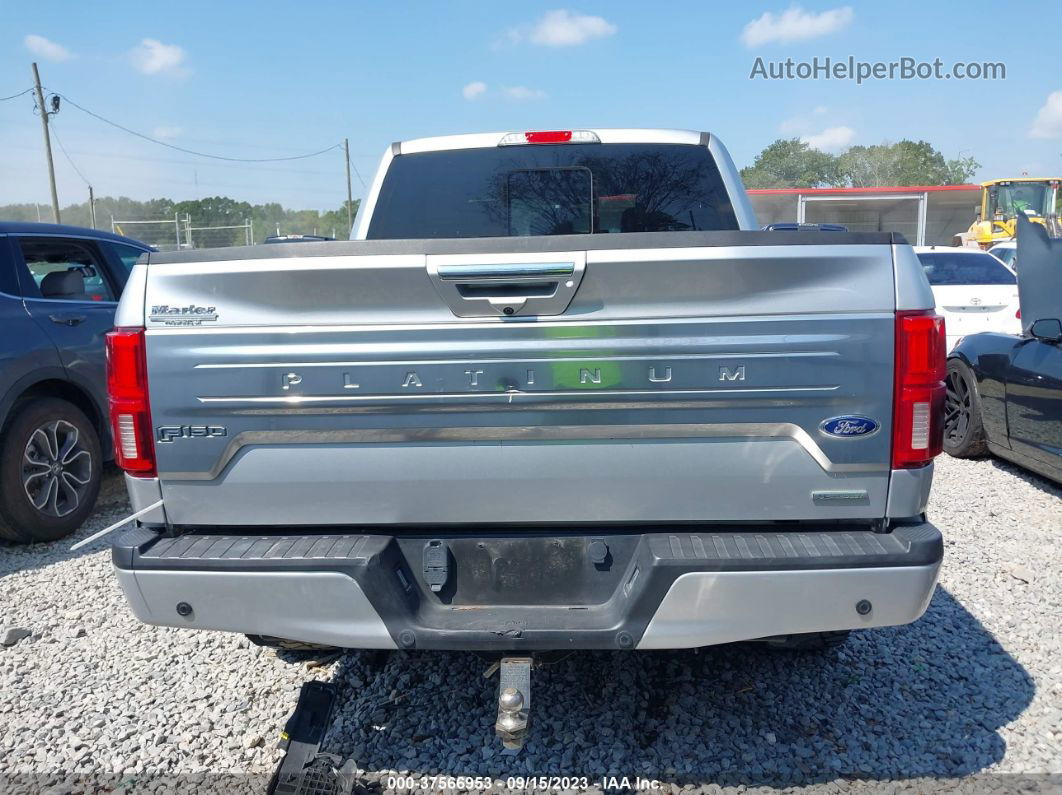 2018 Ford F-150 Xl/xlt/lariat Silver vin: 1FTEW1EGXJFA76811