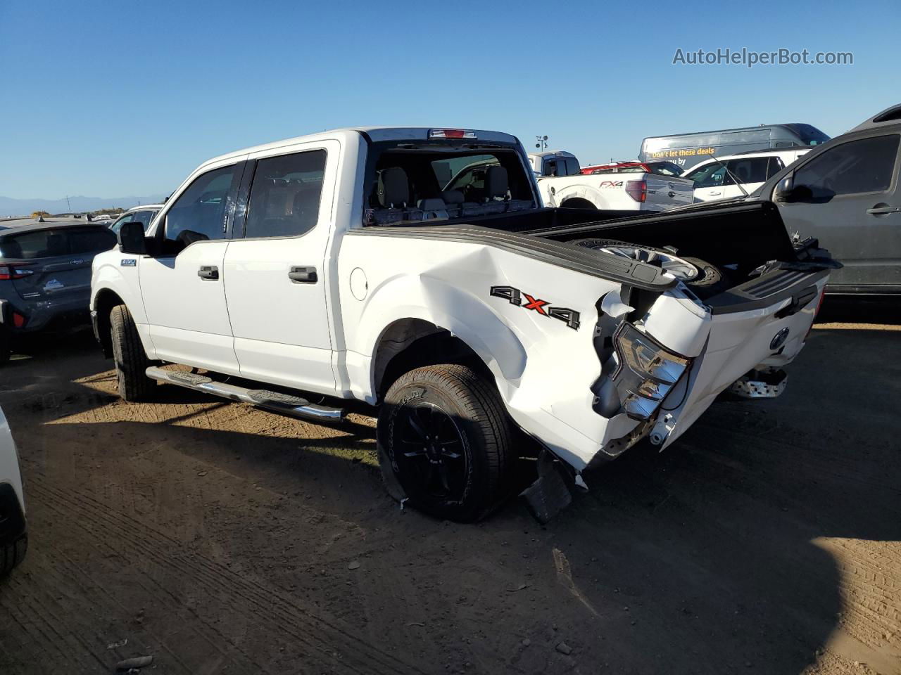 2018 Ford F150 Supercrew White vin: 1FTEW1EGXJFC64888