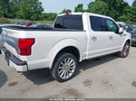 2019 Ford F-150 Limited White vin: 1FTEW1EGXKFA15430