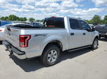 2017 Ford F150 Supercrew Silver vin: 1FTEW1EP0HFC76736