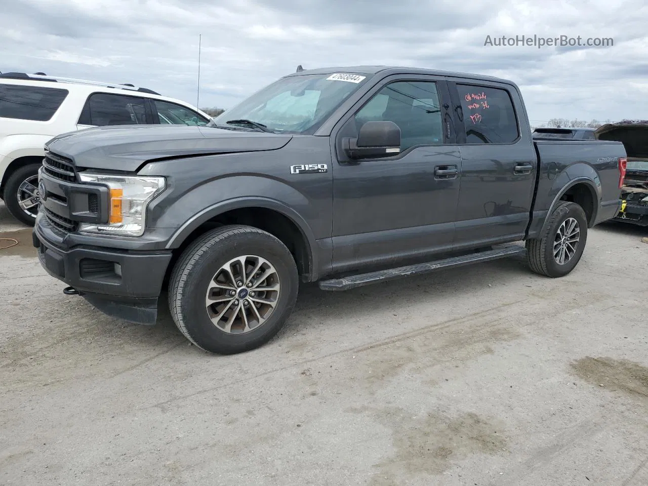 2018 Ford F150 Supercrew Gray vin: 1FTEW1EP0JFA29707