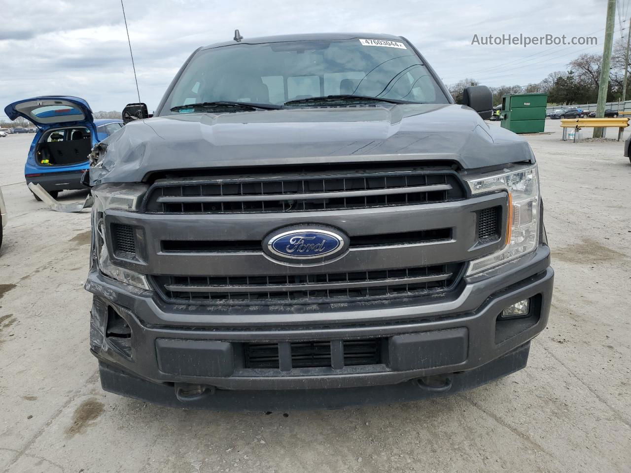 2018 Ford F150 Supercrew Gray vin: 1FTEW1EP0JFA29707