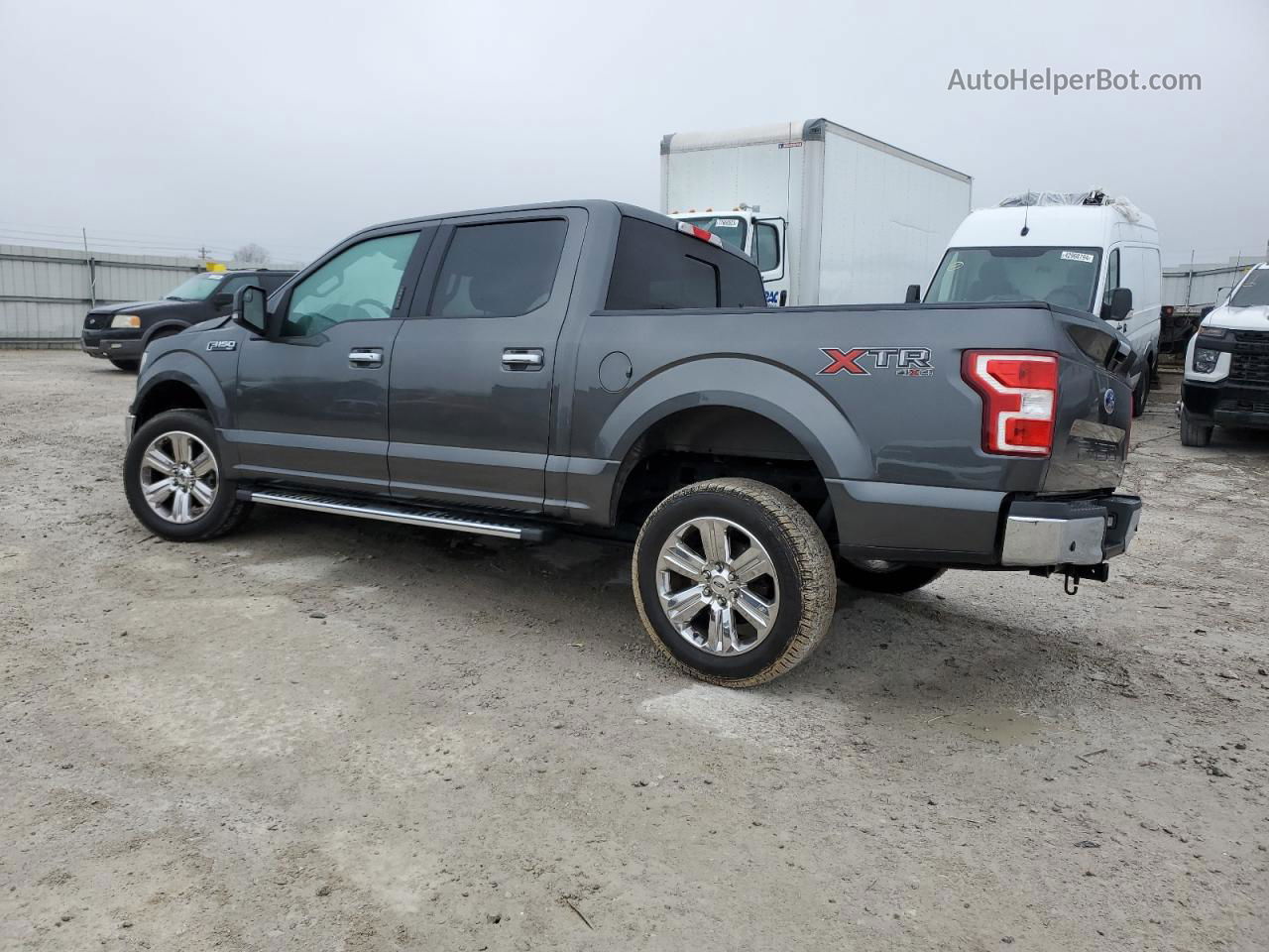 2018 Ford F150 Supercrew Gray vin: 1FTEW1EP0JFA37757