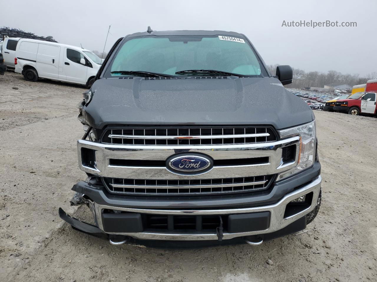 2018 Ford F150 Supercrew Gray vin: 1FTEW1EP0JFA37757