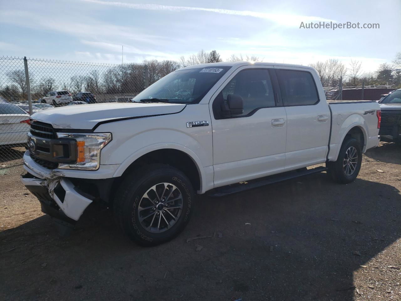 2018 Ford F150 Supercrew Белый vin: 1FTEW1EP0JFD26508