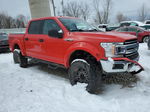 2018 Ford F150 Supercrew Red vin: 1FTEW1EP0JFD62599