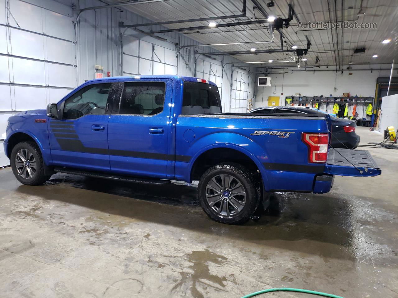 2018 Ford F150 Supercrew Синий vin: 1FTEW1EP0JFD92363