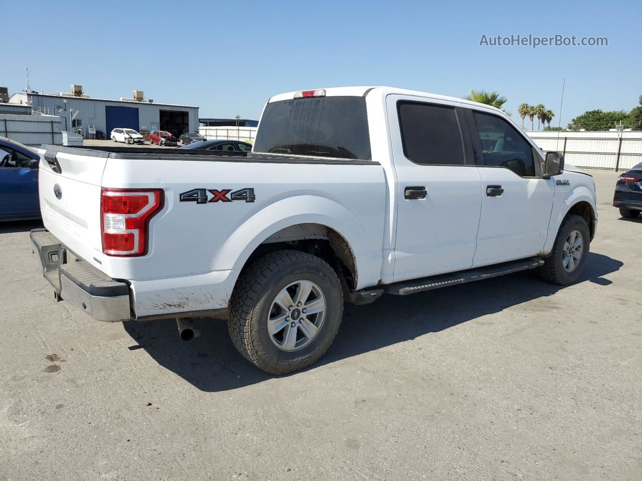 2018 Ford F150 Supercrew White vin: 1FTEW1EP0JKD11353