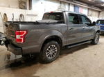 2019 Ford F150 Supercrew Gray vin: 1FTEW1EP0KFA25268