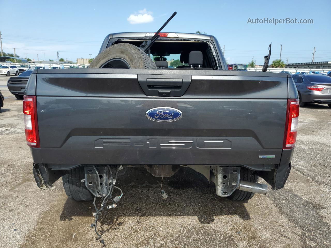 2019 Ford F150 Supercrew Gray vin: 1FTEW1EP0KFB61609