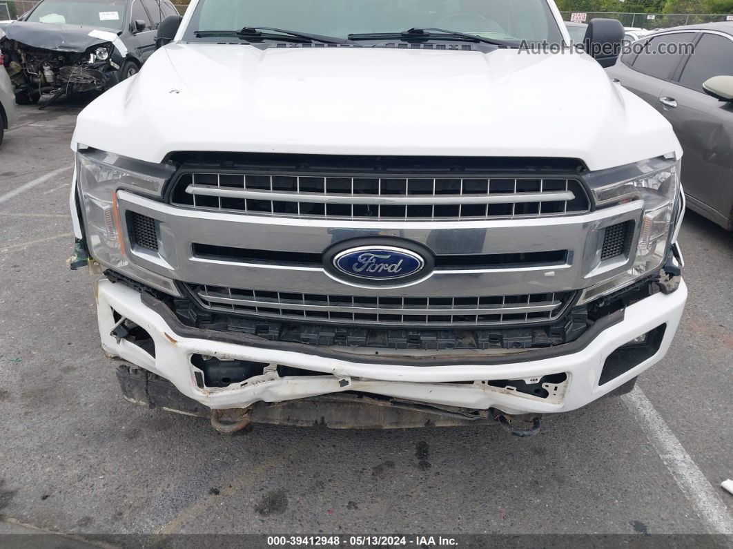 2019 Ford F-150 Xlt White vin: 1FTEW1EP0KFD44623