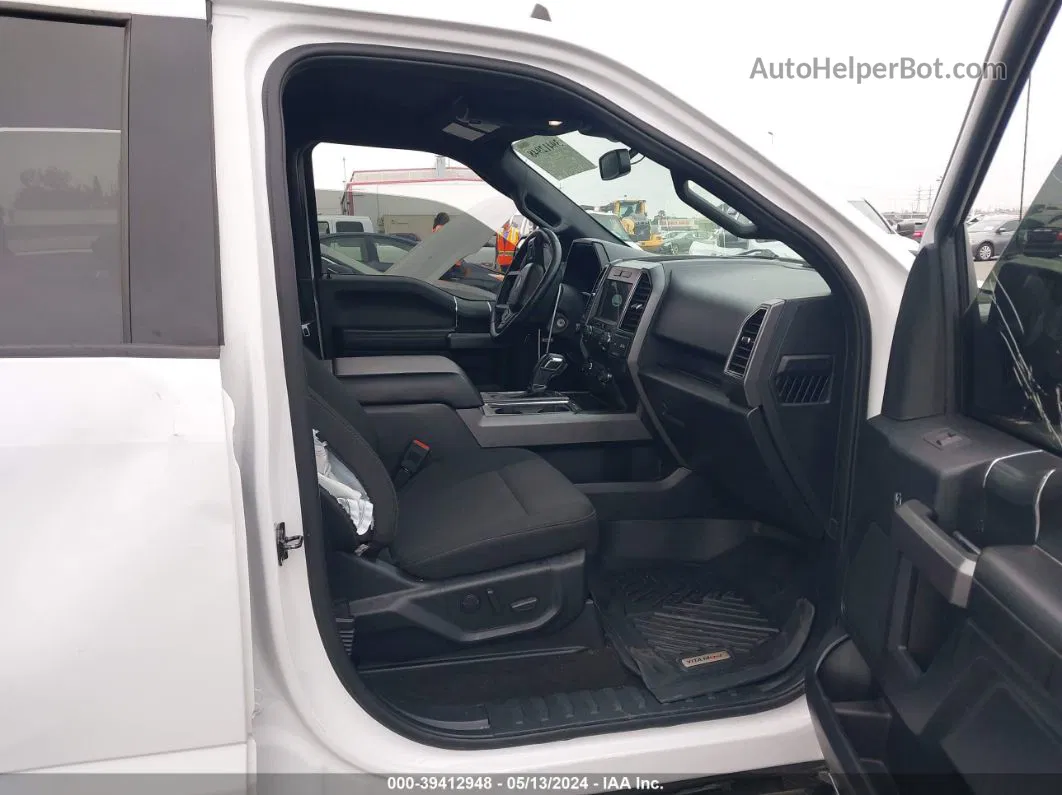 2019 Ford F-150 Xlt White vin: 1FTEW1EP0KFD44623