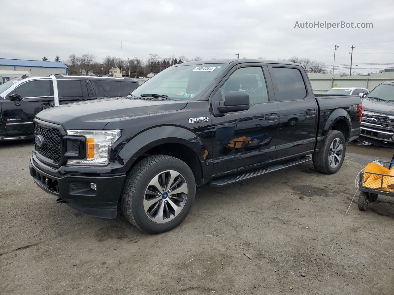 2020 Ford F150 Supercrew Black vin: 1FTEW1EP0LFB04134