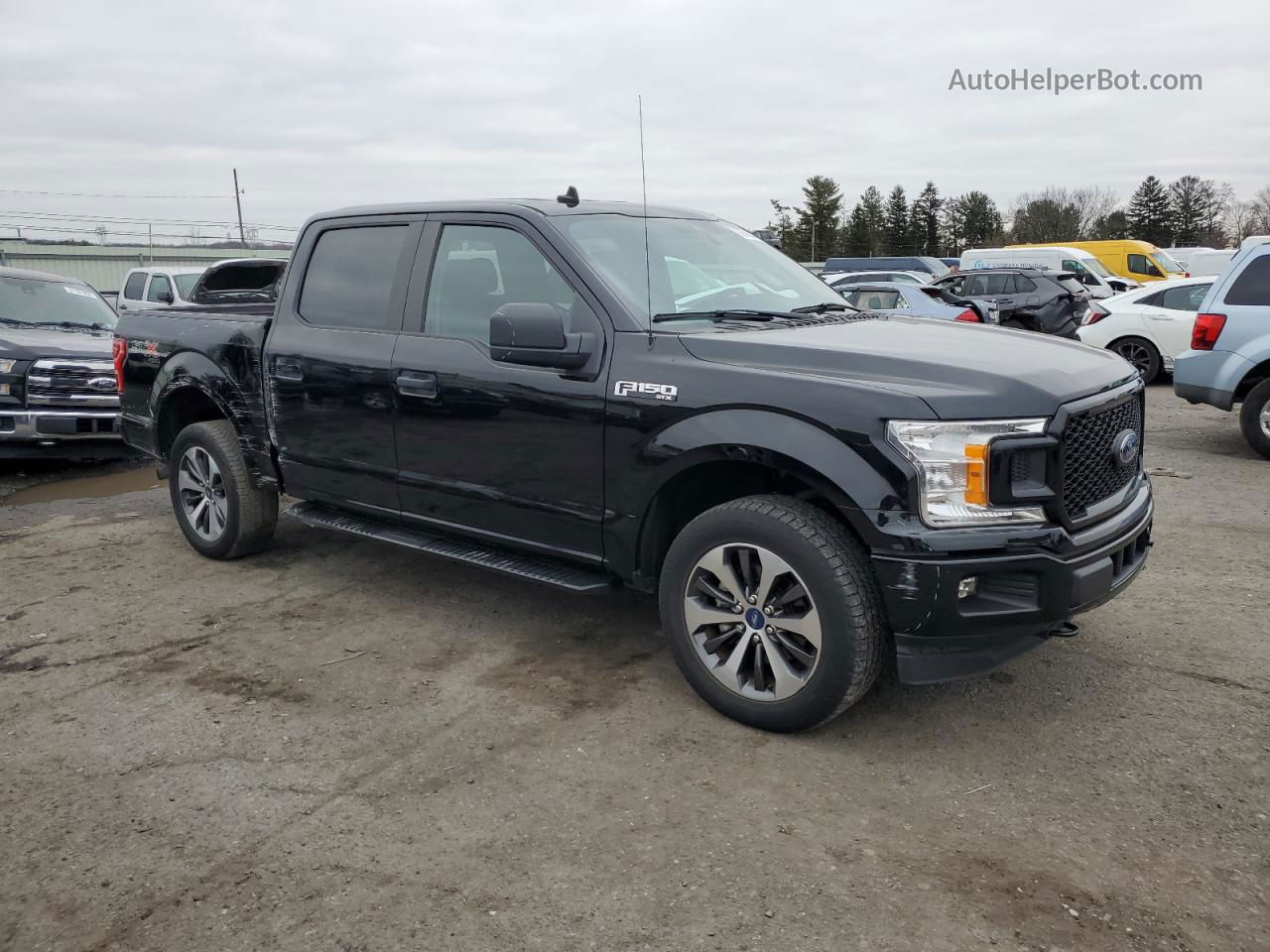 2020 Ford F150 Supercrew Black vin: 1FTEW1EP0LFB04134