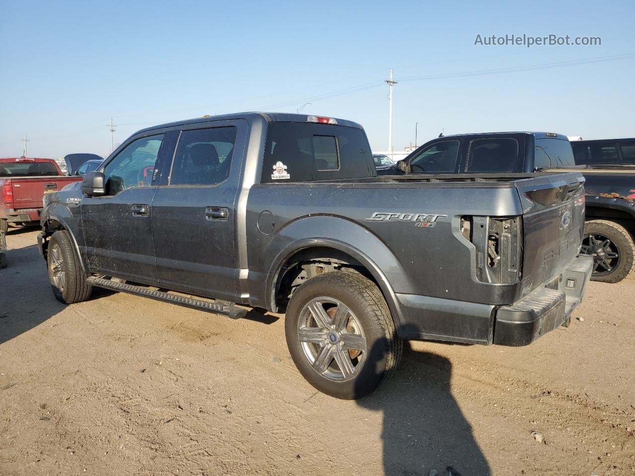 2020 Ford F150 Supercrew Gray vin: 1FTEW1EP0LFC21261