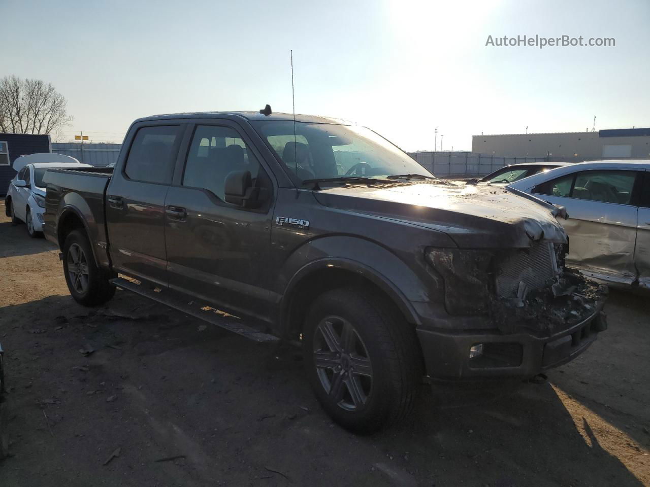 2020 Ford F150 Supercrew Серый vin: 1FTEW1EP0LFC21261