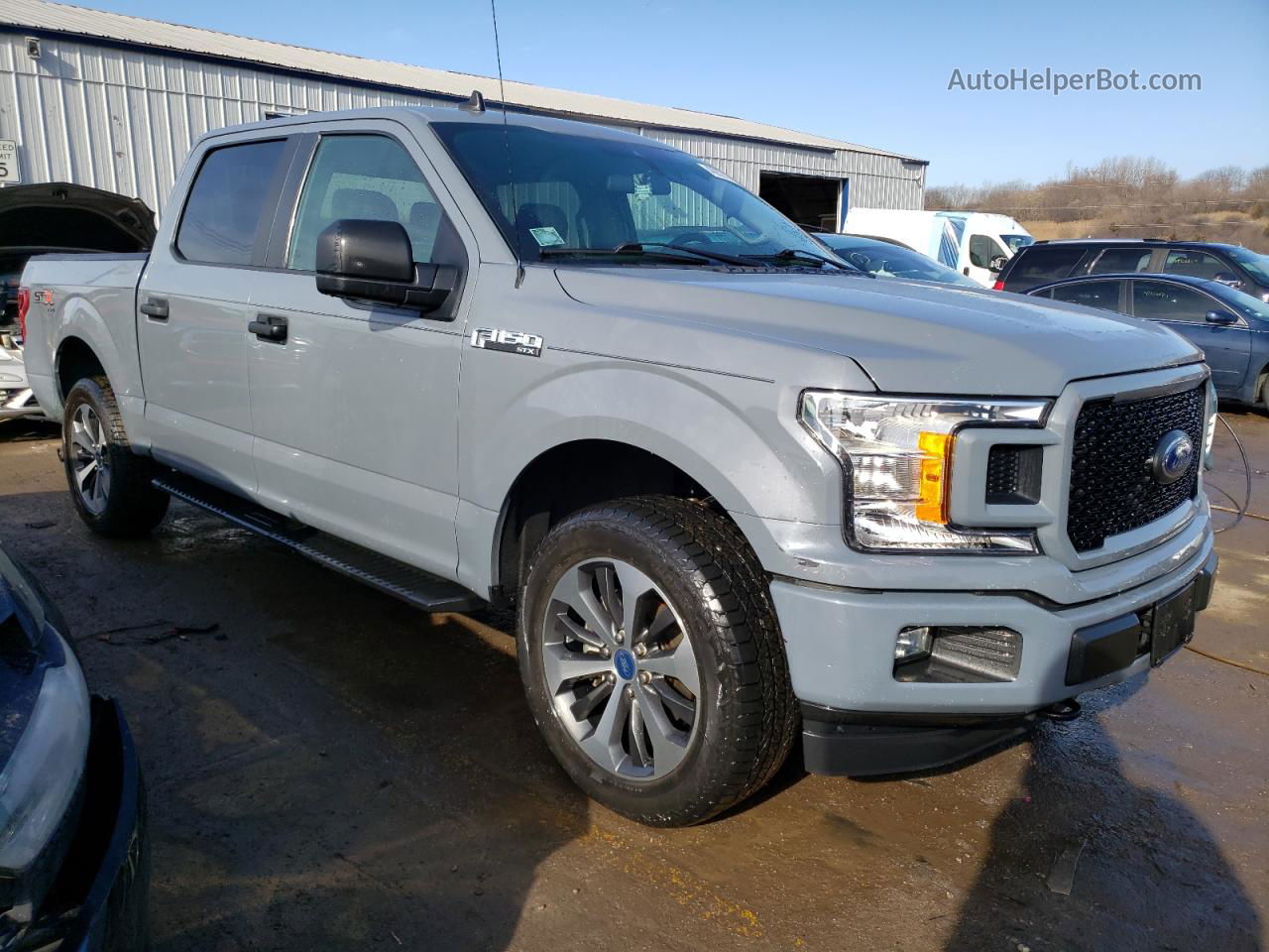 2020 Ford F150 Supercrew Gray vin: 1FTEW1EP0LKE85460