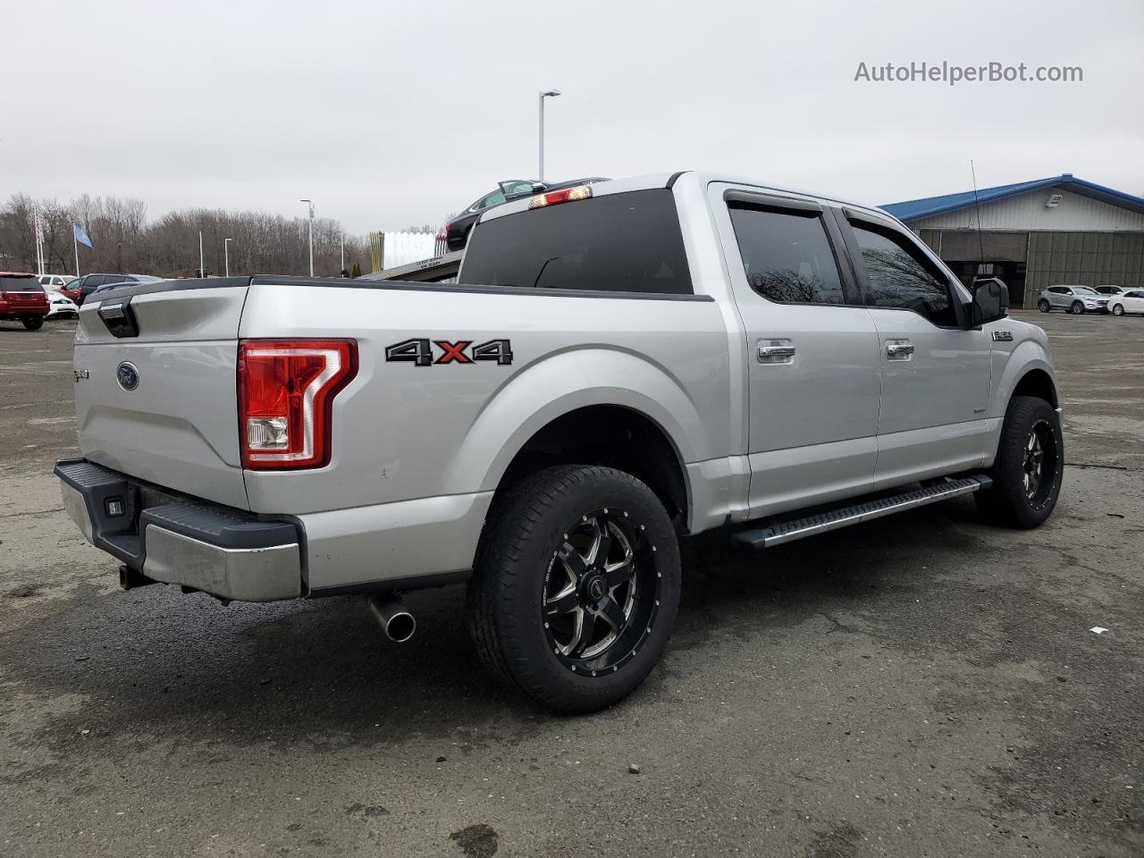2017 Ford F150 Supercrew Silver vin: 1FTEW1EP1HFA17625