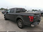 2017 Ford F-150 Lariat Gray vin: 1FTEW1EP1HKD77825