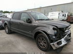 2017 Ford F-150 Lariat Gray vin: 1FTEW1EP1HKD77825