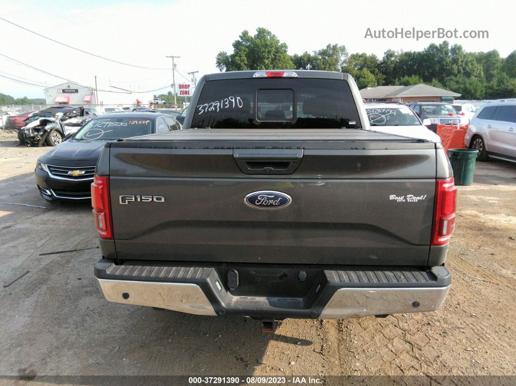 2017 Ford F-150 Lariat Gray vin: 1FTEW1EP1HKD77825