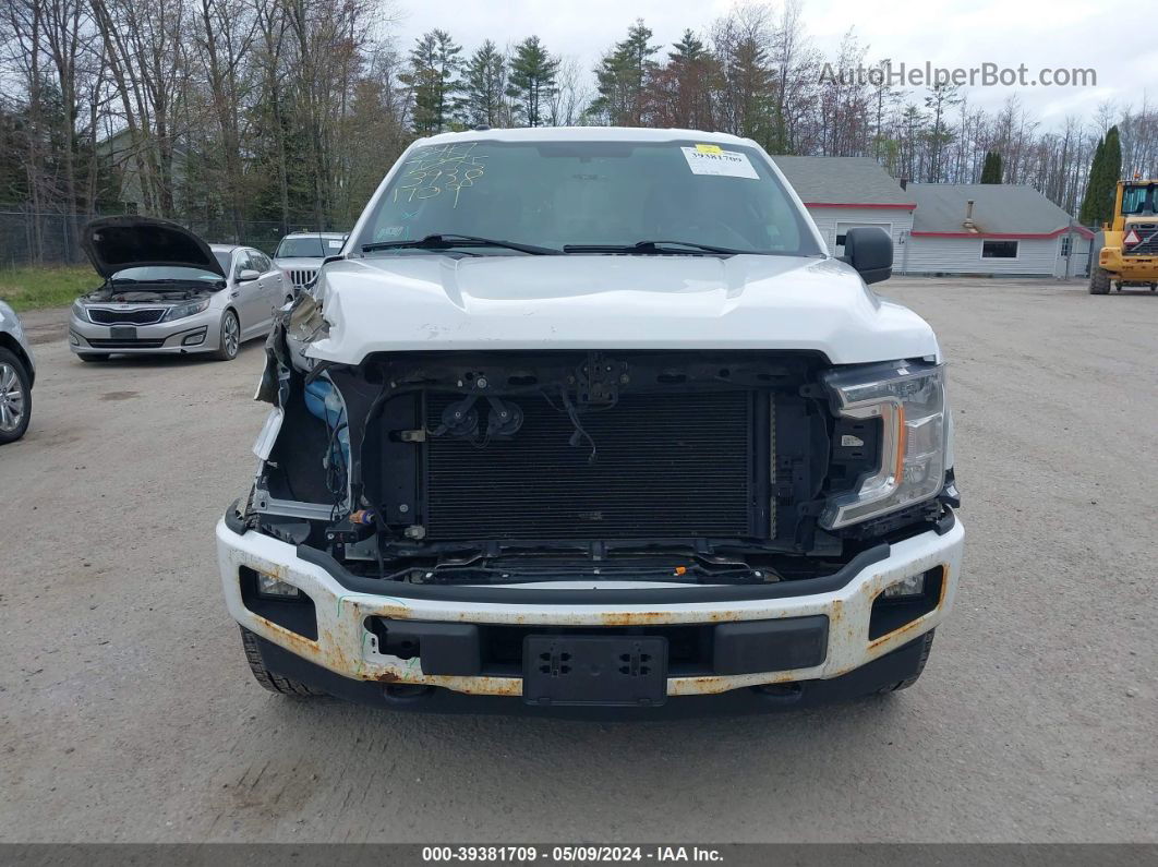 2018 Ford F-150 Xl White vin: 1FTEW1EP1JFD55404