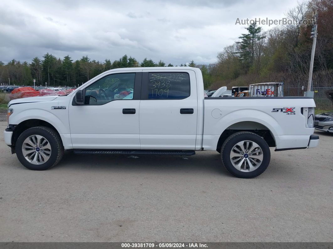 2018 Ford F-150 Xl White vin: 1FTEW1EP1JFD55404