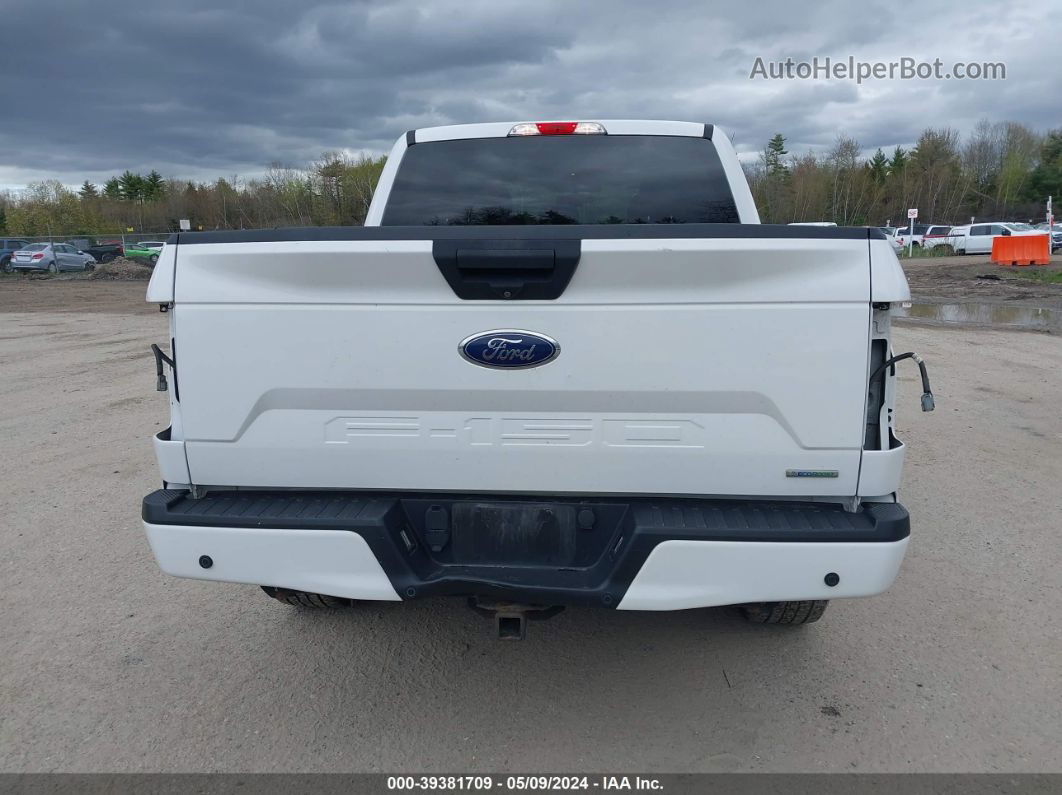 2018 Ford F-150 Xl White vin: 1FTEW1EP1JFD55404