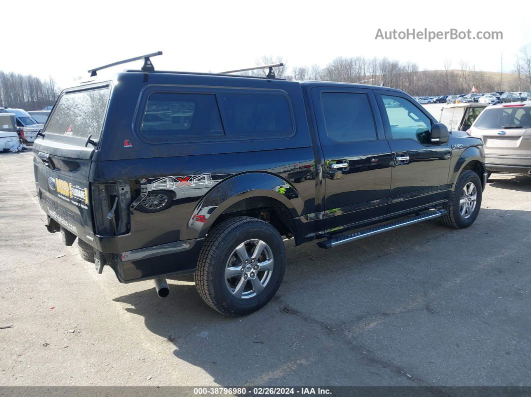 2019 Ford F-150 Xlt Black vin: 1FTEW1EP1KFA41043