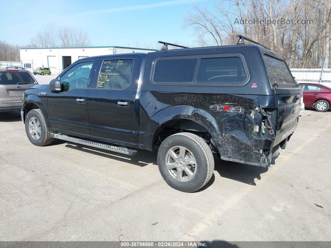 2019 Ford F-150 Xlt Black vin: 1FTEW1EP1KFA41043