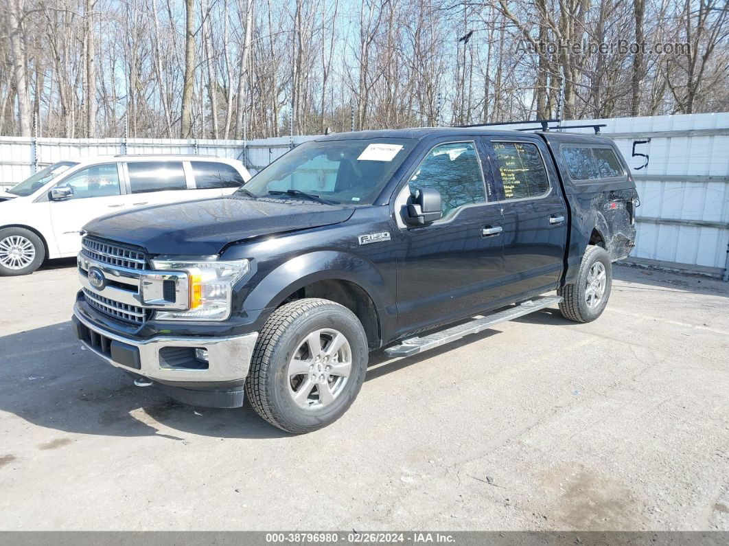 2019 Ford F-150 Xlt Black vin: 1FTEW1EP1KFA41043