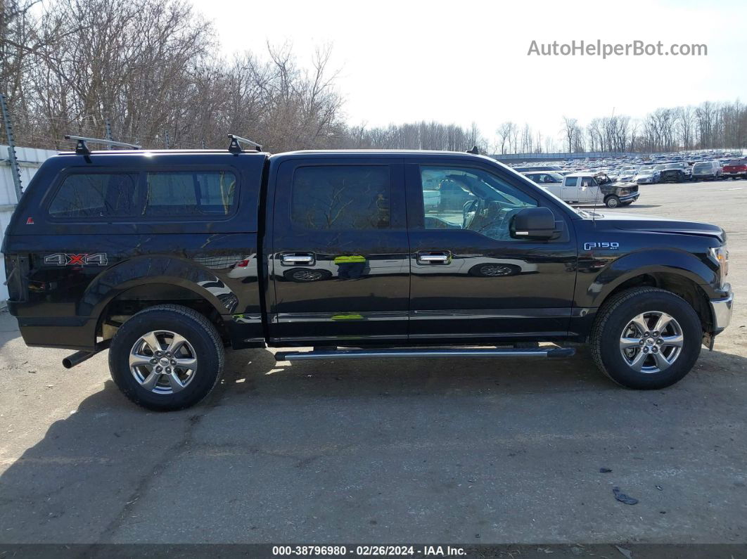 2019 Ford F-150 Xlt Black vin: 1FTEW1EP1KFA41043