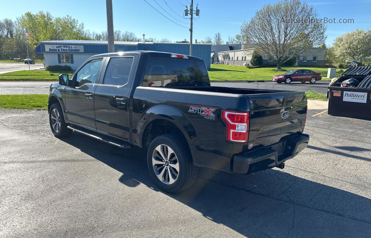 2019 Ford F150 Supercrew Black vin: 1FTEW1EP1KKD43097