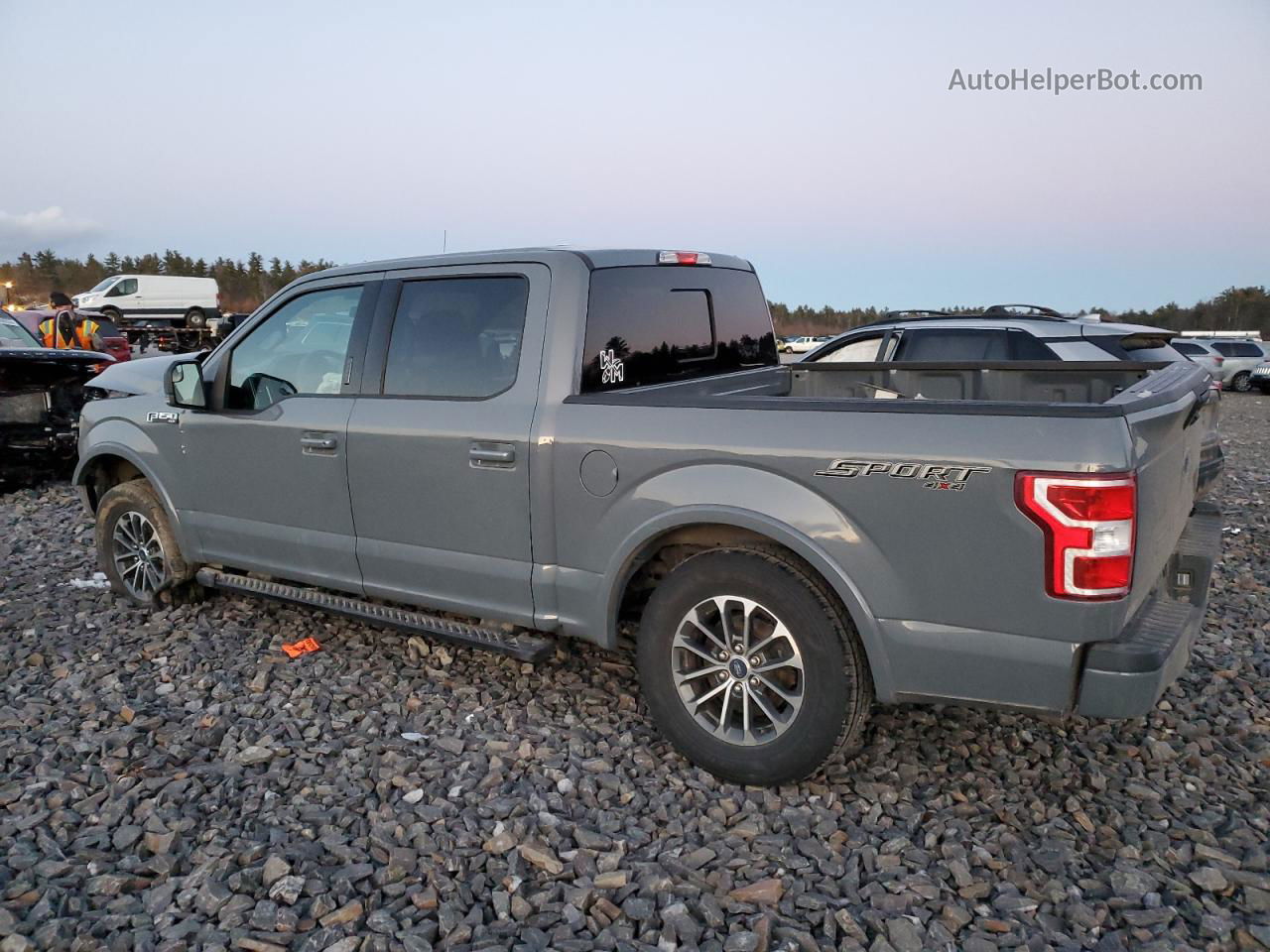 2019 Ford F150 Supercrew Gray vin: 1FTEW1EP1KKE97762