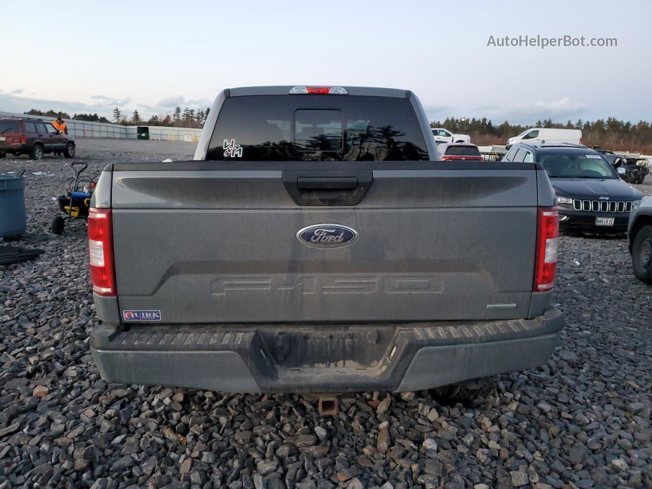 2019 Ford F150 Supercrew Gray vin: 1FTEW1EP1KKE97762