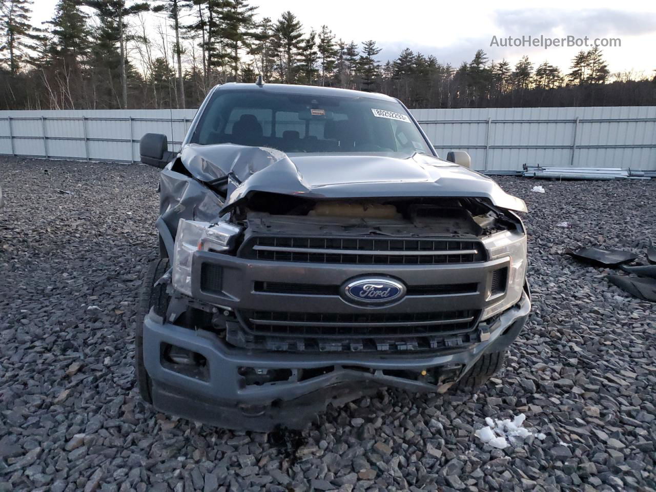 2019 Ford F150 Supercrew Gray vin: 1FTEW1EP1KKE97762