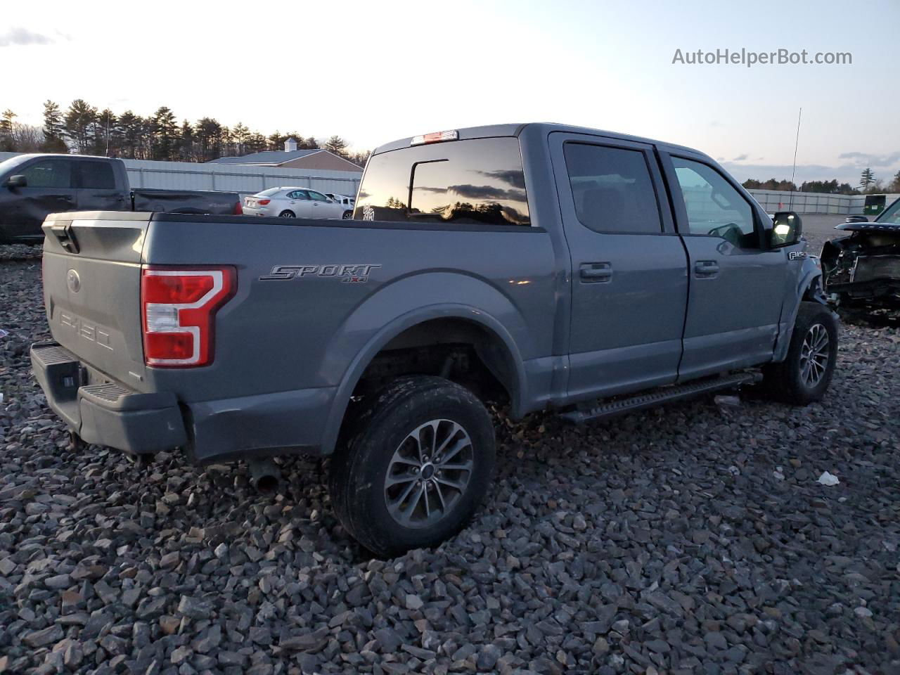 2019 Ford F150 Supercrew Gray vin: 1FTEW1EP1KKE97762