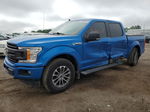 2019 Ford F150 Supercrew Blue vin: 1FTEW1EP1KKF25351